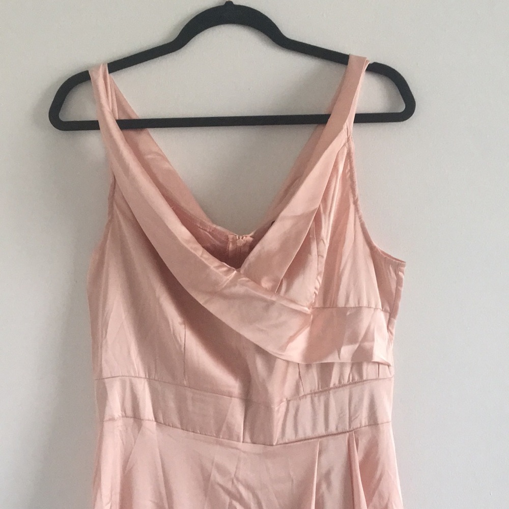 Blush maxi dress